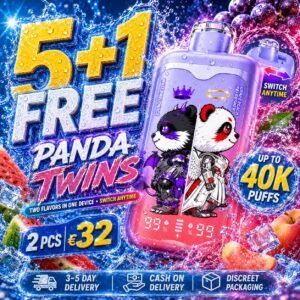 Merry Mi Panda Twins 40,000 Puffs